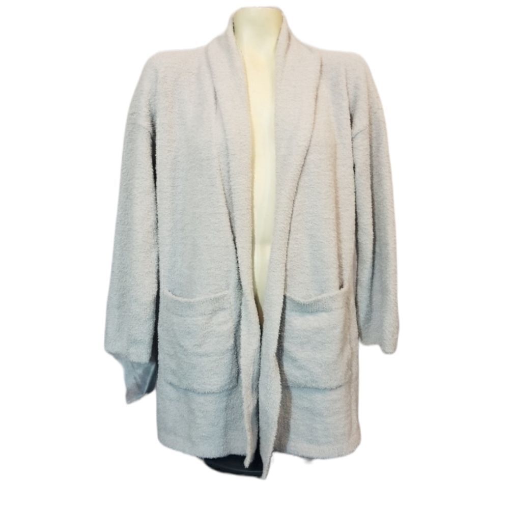 RDI Light Gray Pocket Cardigan Size XS
